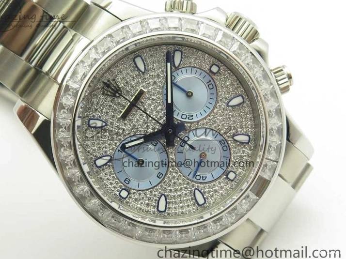 SS Diamond Bracelet BLF Edition Best 116576TBR SS On Dial A4130 Daytona 0415